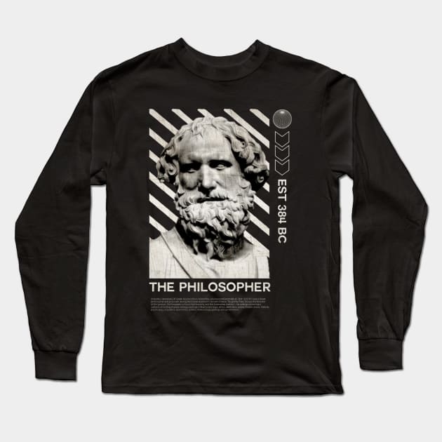 Aristotle Long Sleeve T-Shirt by WPAP46